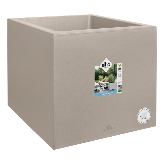 vivo next square 40cm mushroom beige